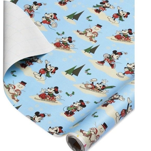 Plus Mark Party Supplies One Roll Of Disney Mickey Minnie Mouse